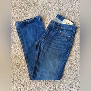 Hollister | Blue Slim Jeans with Stretch and Faded Wash